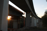Die Bilder wurden von der A 45 Talbrücke Haiger Kalteiche Anschlussstelle Haiger Burbach aufgenommen.